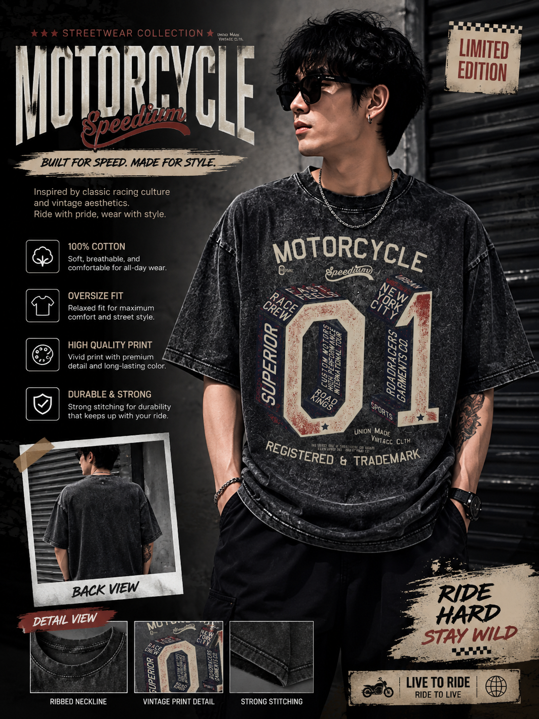 Kaos Oversize Washed 01