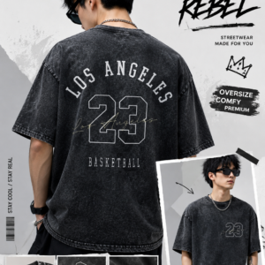 Kaos Oversize Washed Los Angeles