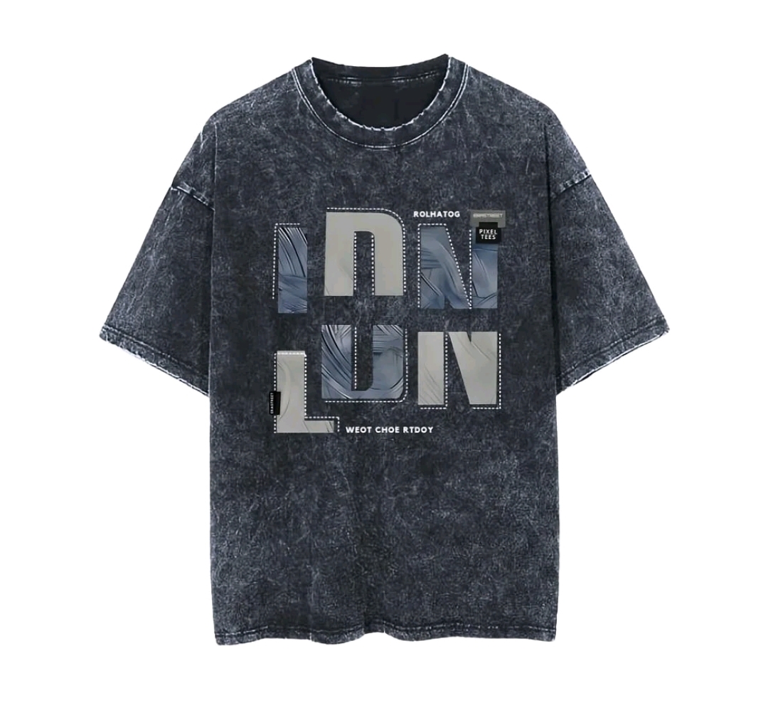 Kaos Oversize Washed LDN - Gambar 2