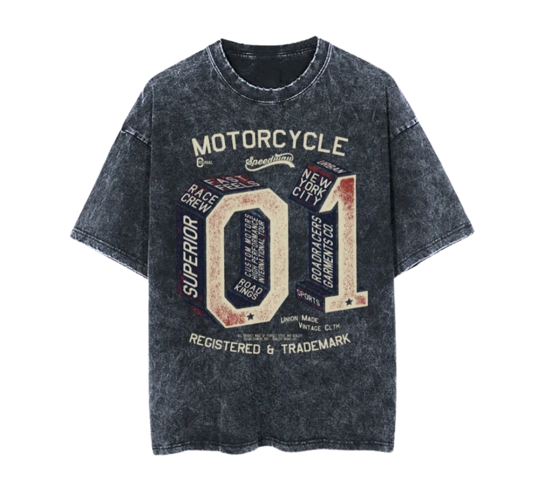 Kaos Oversize Washed 01 - Gambar 2